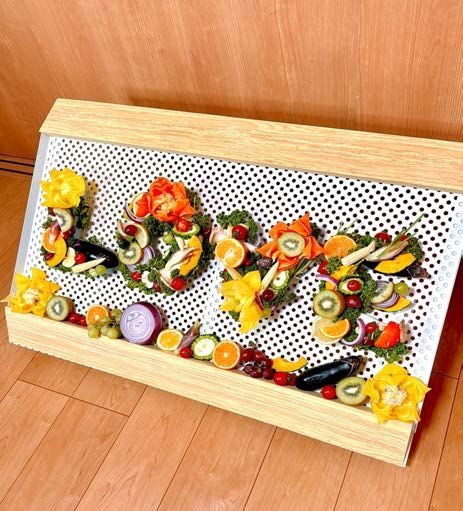 野菜とフルーツのアートボード